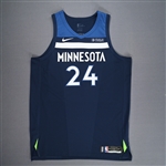 Patton, Justin<br>Icon Edition - Game Issued<br>Minnesota Timberwolves 2017-18<br>#24 Size: 54+4