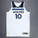 Jefferson, Amile<br>Association Edition - Worn 10/8/2017<br>Minnesota Timberwolves 2017-18<br>#10 Size: 54+4