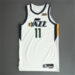 Conley, Mike<br>White Association Edition - Worn 10/26/21<br>Utah Jazz 2021-22<br>#11 Size: 48+4