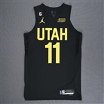 Conley, Mike<br>Black Statement Edition - Worn 11/6/2022<br>Utah Jazz 2022-23<br>#11 Size: 48+4