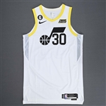 Agbaji, Ochai<br>Association Edition - Worn 11/4/2022<br>Utah Jazz 2022-23<br>#30 Size: 48+4