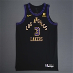 Davis, Anthony<br>City Edition - Worn 12/18/2023<br>Los Angeles Lakers 2023-24<br>#3 Size: 54+6