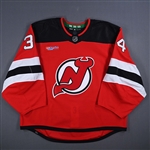 Allen, Jake<br>Red Set 2 - 3rd Period<br>New Jersey Devils 2023-24<br>#34 Size: 58G