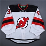 Allen, Jake<br>White Set 2 - 2nd Period<br>New Jersey Devils 2023-24<br>#34 Size: 58G