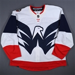 Blank - No Name or Number<br>White Stadium Series (Adidas Primegreen) w/ 2023 Stadium Series Patch - CLEARANCE<br>Washington Capitals <br> Size: 60