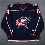 (NOBR), Name on Back Removed<br>Blue Set 1 - Game-Issued (GI)<br>Columbus Blue Jackets 2023-24<br>#46 Size: 58