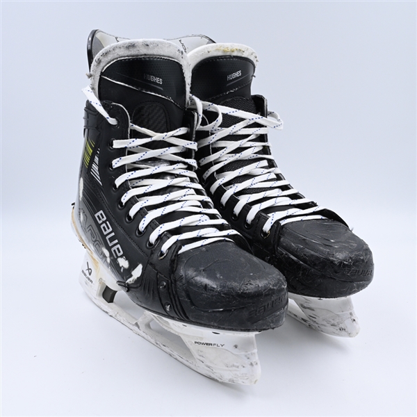 Hughes, Luke<br>Bauer Vapor Hyp2rLite Skates (No Steel)<br>New Jersey Devils 2023-24<br>#43 