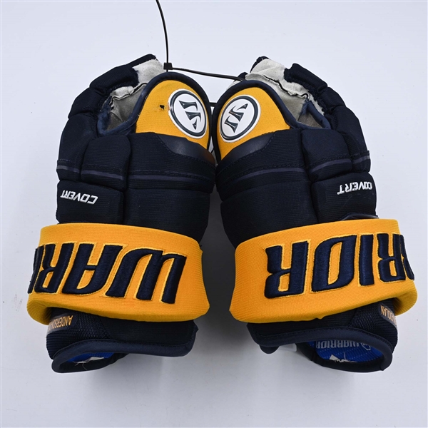 Anderson-Dolan, Jaret<br>Warrior Covert Gloves - PHOTO-MATCHED<br>Nashville Predators 2023-24<br>#28Size: 13"