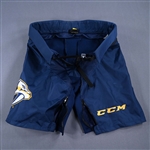 Borowiecki, Mark<br>CCM PPPTKC Pants Shell - Stadium Series - Worn on April 23, 2022<br>Nashville Predators 2021-22<br>#90 Size: Large