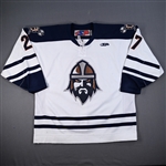 Robinson, Brett *<br>White Set 1<br>Greenville Road Warriors 2011-12<br>#27 Size: 56