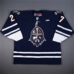 Robinson, Brett *<br>Navy Set 1<br>Greenville Road Warriors 2011-12<br>#27 Size: 56