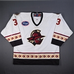 Denny, Chad<br>White Set 1<br>Gwinnett Gladiators 2009-10<br>#3 Size: 56