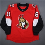 Dzingel, Ryan *<br>Red Set 2<br>Ottawa Senators 2017-18<br>#18Size: 56