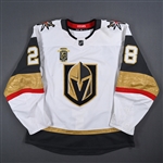 Carrier, William *<br>White Set 2 w/ Inaugural Season Patch<br>Vegas Golden Knights 2017-18<br>#28 Size: 56