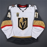 Bellemare, Pierre-Edouard *<br>White Stanley Cup Playoffs w/ Inaugural Season Patch - Worn in First Playoff Series in Franchise History<br>Vegas Golden Knights 2017-18<br>#41 Size: 54