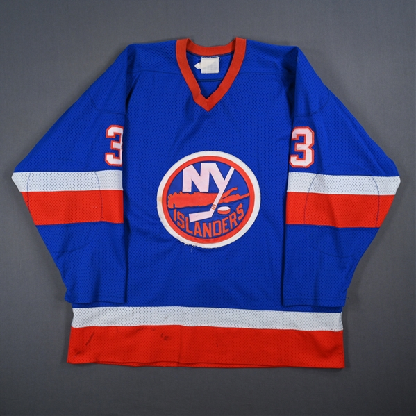 Jonsson, Tomas *<br>Blue - No Name on Back<br>New York Islanders 1982-83<br>#3 