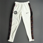 Claxton, Nicolas<br>Earned Edition Game Theater Pants - Game-Issued (GI)<br>Brooklyn Nets 2019-20<br>#33 Size: L Tall