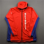 Bone, Jordan<br>Earned Edition Game Theater Jacket - Game-Issued (GI)<br>Detroit Pistons 2019-20<br>#18 Size: M
