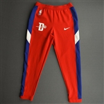 Doumbouya, Sekou<br>Earned Edition Game Theater Pants - Game-Issued (GI)<br>Detroit Pistons 2019-20<br>#45 Size: XL