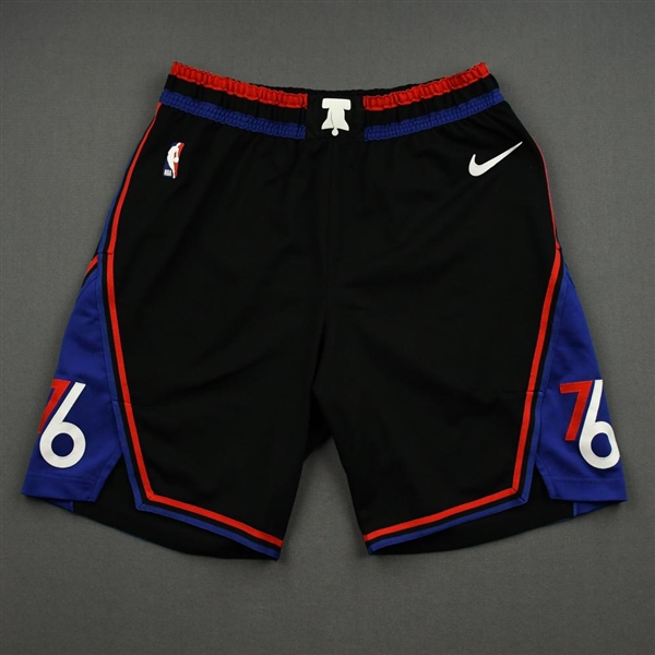 Curry, Seth<br>City Edition Shorts - Game-Issued (GI)<br>Philadelphia 76ers 2020-21<br>#31 Size: 38