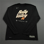 Biyombo, Bismack<br>Black City Edition Long-Sleeved Shooting Shirt - Game-Issued (GI)<br>Phoenix Suns 2021-22<br>#18 Size: XL Tall