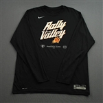 McGee, JaVale<br>Black City Edition Long-Sleeved Shooting Shirt - Game-Issued (GI)<br>Phoenix Suns 2021-22<br>#0 Size: XXL Tall