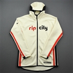 Brown, Moses<br>Earned Edition Game Theater Jacket - Game-Issued (GI)<br>Portland Trail Blazers 2019-20<br>#4 Size: XL Tall