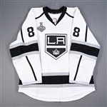 Doughty, Drew *<br>White - Stanley Cup Final Set 1 <br>Los Angeles Kings 2013-14<br>#8 Size: 56