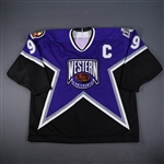 Gretzky, Wayne *<br>Purple All-Star Set 4 - Autographed<br>NHL All-Star 1995-96<br>#99 Size: 56