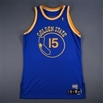 Biedrins, Andris<br>Royal Blue - Hardwood Classics (1974-75) - Game-Issued (GI)<br>Golden State Warriors 2007-08<br>#15 Size: 52+2