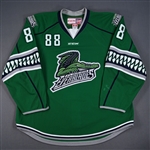 Ganly, Tyler *<br>Green - Regular Season Jersey<br>Florida Everblades 2016-17<br>#8 Size: 58