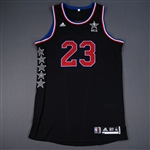 Davis, Anthony *<br>Black 2015 NBA All-Star Western Conference Jersey - Game-Issued (GI)<br>NBA All-Star 2014-15<br>#23 Size: 3XL+2