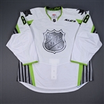Burns, Brent *<br>White Draft Night Set - Game-Issued (GI) before All-Star Player Draft<br>NHL All-Star 2014-15<br>#88 Size: 58