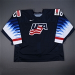 Slaggert, Landon *<br>Blue - 2021 IIHF World Junior Championship<br>Team USA 2021<br>#26 Size: 60