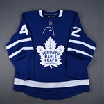 Moore, Trevor *<br>Blue<br>Toronto Maple Leafs 2018-19<br>#42 Size: 56