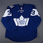 Gauthier, Frederik *<br>Blue - Centennial Classic - January 1, 2017 - 1st Period<br>Toronto Maple Leafs 2016-17<br>#33 Size: 58