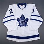 van Riemsdyk, James *<br>White - Preseason <br>Toronto Maple Leafs 2016-17<br>#21 Size: 56