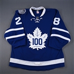 Domi, Tie *<br>Blue - Centennial Classic - December 31, 2016 - Alumni Game<br>Toronto Maple Leafs 2016-17<br>#28 Size: 54