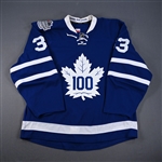 Iafrate, Al *<br>Blue - Centennial Classic - December 31, 2016 - Alumni Game<br>Toronto Maple Leafs 2016-17<br>#33 Size: 56