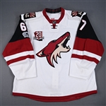 Crouse, Lawson *<br>White Set 2 w/ NHL Centennial & 20th Anniversary Patches<br>Arizona Coyotes 2016-17<br>#67 Size: 58