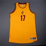 Varejao, Anderson *<br>Gold - Christmas Day 12/25/2014 - Game-Issued (GI)<br>Cleveland Cavaliers 2014-15<br>#17 Size: 4XL+4