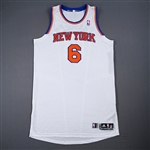 Chandler, Tyson *<br>White - Worn 12/23/2012<br>New York Knicks 2012-13<br>#6 Size: 3XL + 4"