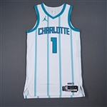 Ball, LaMelo<br>Association Edition - Worn 1/22/2025<br>Charlotte Hornets 2024-25<br>#1 Size: 44+4