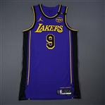 James, Bronny<br>Statement Edition - Worn 2/1/2025<br>Los Angeles Lakers 2024-25<br>#9 Size: 48+6