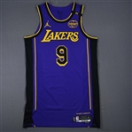 James, Bronny<br>Statement Edition - Dressed, Did Not Play (DNP)<br>Los Angeles Lakers 2024-25<br>#9 Size: 48+6