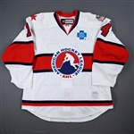 Jankowski, Mark *<br>White Warm-Up Jersey - Autographed<br>AHL All-Star 2016-17<br>#14 Size: 56
