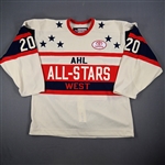 Ritchie, Nick *<br>Cream Western Conference - Autographed<br>AHL All-Star 2015-16<br>#20 Size: 56