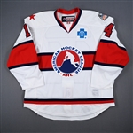 Roslovic, Jack *<br>White Warm-Up Jersey - Autographed<br>AHL All-Star 2016-17<br>#14 Size: 56