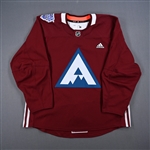 Compher, J.T. *<br>Burgundy - 2020 Stadium Series Practice Jersey<br>Colorado Avalanche 2019-20<br>#37 Size: 56