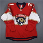 Trocheck, Vincent *<br>Red Set 1 w/ NHL Centennial Patch<br>Florida Panthers 2016-17<br>#21 Size: 54